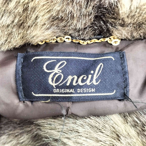 ENCIL フェイクファー ジャケット レディース 11-2