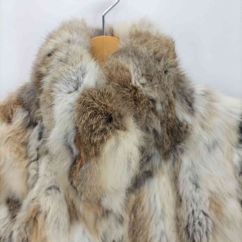 ON THE CREST rabbit fur ラビットファージャケット レディース M