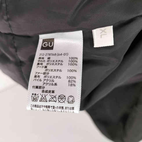 ジーユー GU ファー ミリタリー モッズ コート メンズ JPN:XL