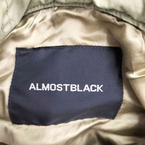 ALMOST BLACK プリマロフト レイヤード ブルゾン メンズ