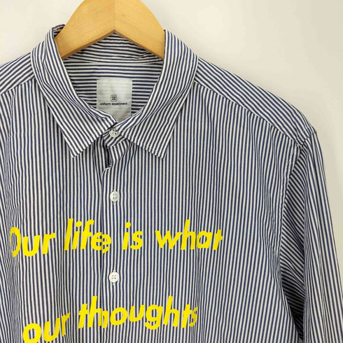 ユニフォームエクスペリメント uniform experiment PHILOSOPHY REGULAR COLLAR SHIRT メンズ JPN:4