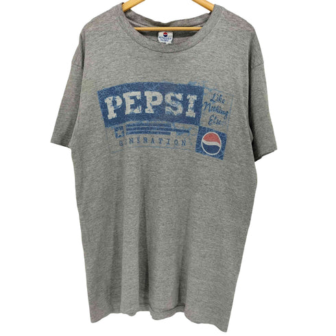 90s USA製 企業 ロゴ プリント Tシャツ 企業Tee シングルステッチ メンズ L/XL