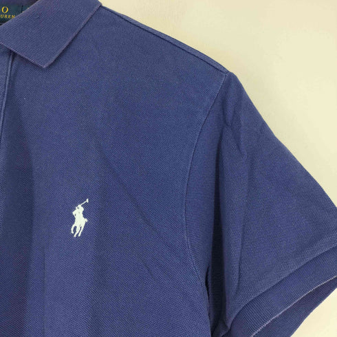 ポロバイラルフローレン Polo by RALPH LAUREN スモールポニー刺繍 半袖 ボーダー ポロシャツ メンズ import:M