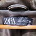 ザラ ZARA フェイクレザー パファージャケット クロップド レディース import:S