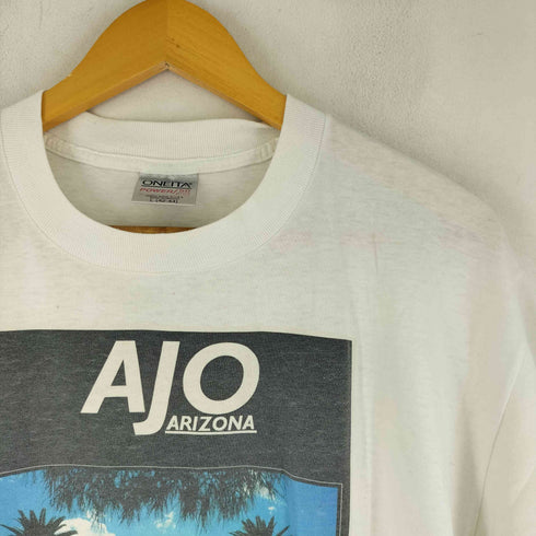 オニータ ONEITA 90S シングルステッチ フロントプリントTシャツ メンズ JPN:L