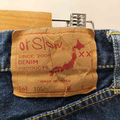オアスロウ orSlow 105 Original Standard Denim オリジナル スタンダード デニム メンズ JPN:L