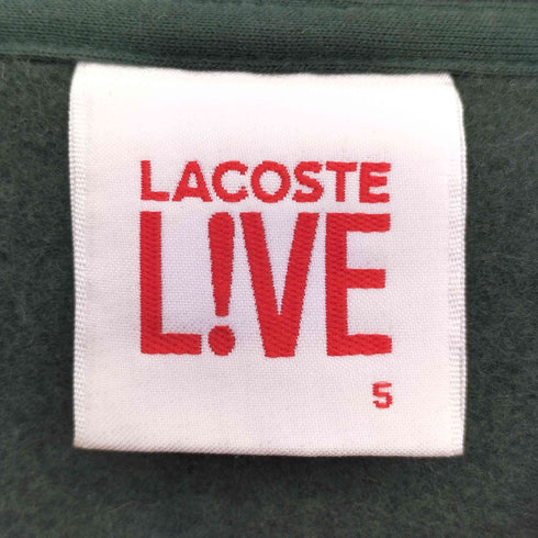 ラコステライブ Lacoste Live ロゴ ワッペン 裏起毛 スウェット スタジアム ジャンパー スタジャン メンズ 5