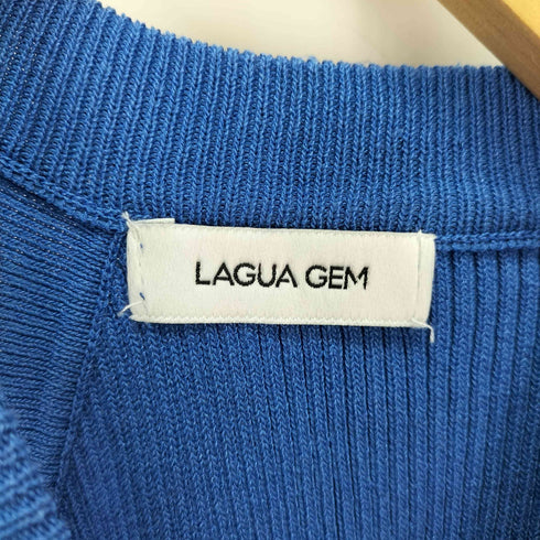 ラグアジェム LAGUA GEM SUMMER KNIT ONE SHOULDER TOPS レディース JPN:M
