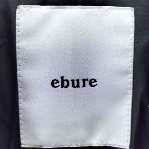 エブール ebure ウール ダブルチェスターコート レディース 36