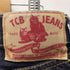 ティーシービージーンズ TCB JEANS 50's ボタンフライ ストレート デニム パンツ メンズ 38