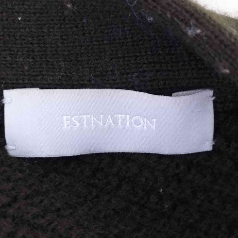 エストネーション ESTNATION ウールロングカーディガン レディース 38