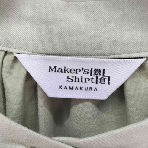 メーカーズシャツカマクラ Makers Shirt 鎌倉 カットソー地 ブラウス レディース FREE