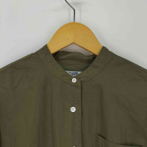 メーカーズシャツカマクラ Makers Shirt 鎌倉 フリーサイズシャツ ボタニカル染め(オリーブ) レディース FREE