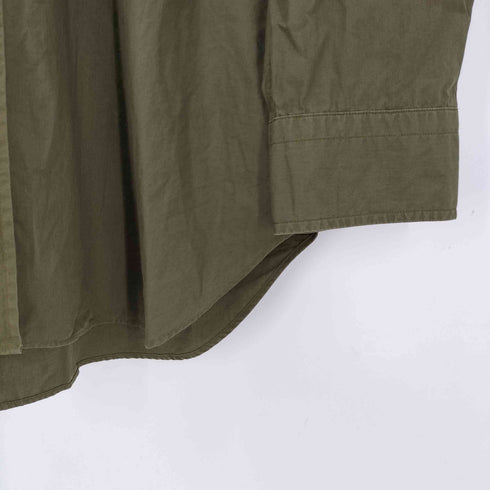 メーカーズシャツカマクラ Makers Shirt 鎌倉 フリーサイズシャツ ボタニカル染め(オリーブ) レディース FREE