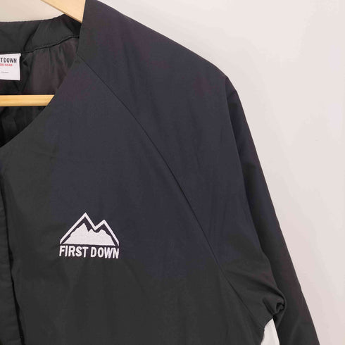 ファーストダウン FIRST DOWN ノーカラー 中綿 パテット コート レディース JPN:L