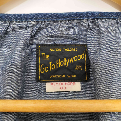 ゴートゥーハリウッド GO TO HOLLYWOOD デニムブラウス 刺繍 レディース