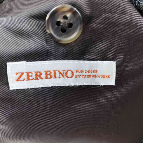 ZERBINO ゼルビーノ ストライプ スーツセットアップ メンズ 48R 46