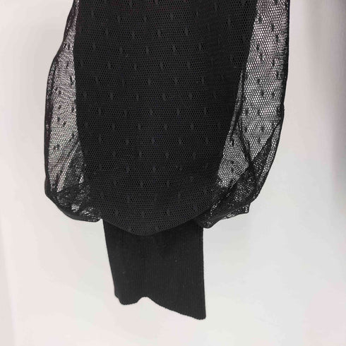ユナイテッドアローズグリーンレーベルリラクシング UNITED ARROWS green label relaxing レース切替ニット レディース