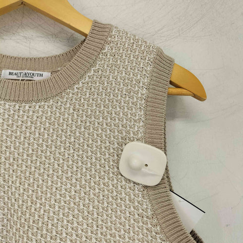 ビューティーアンドユースユナイテッドアローズ BEAUTY & YOUTH UNITED ARROWS ジャカードノースリーブニット レディース