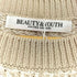 ビューティーアンドユースユナイテッドアローズ BEAUTY & YOUTH UNITED ARROWS ジャカードノースリーブニット レディース