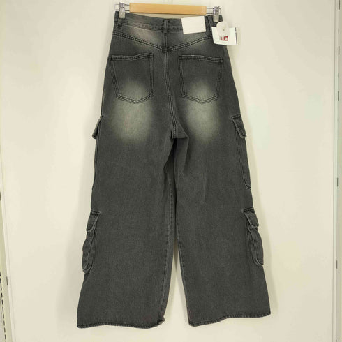 レイカズン Ray Cassin デニムワイドカーゴパンツ レディース JPN:1