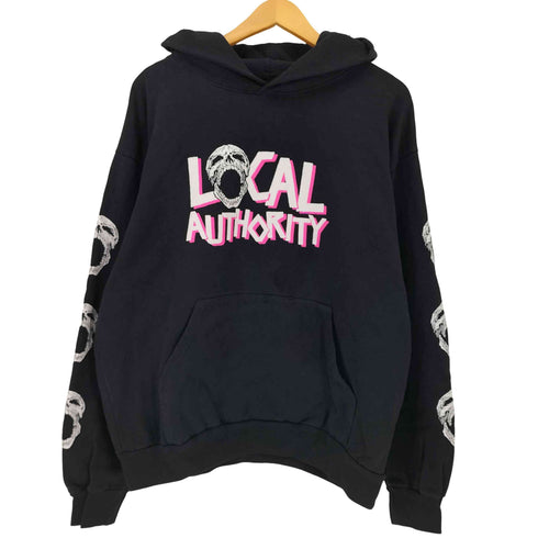ローカルオーソリティ Local Authority USA製 スカルプリントスウェットフーディ― メンズ import:L