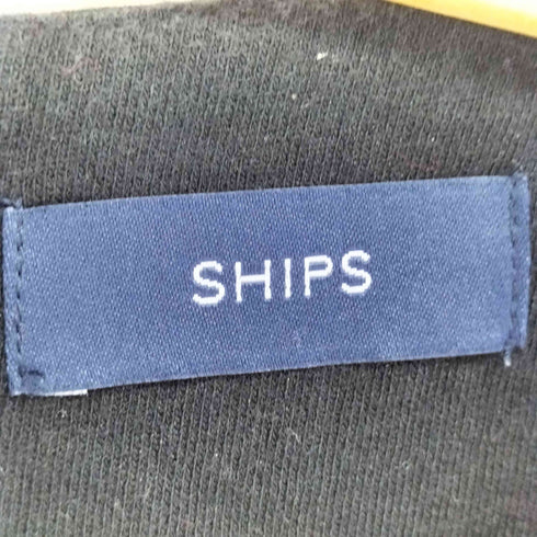 シップス SHIPS 手洗い可能 割繊 無地 ノースリーブ ワンピース レディース