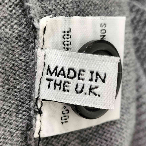 UNCONDITIONAL MADE IN UK イギリス製 ニット カーディガン Vネック バックボタン レディース import:S