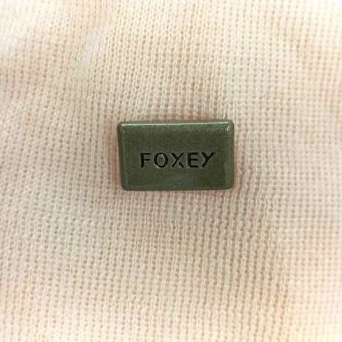 フォクシー FOXEY シルク混カシミヤ タートルネックニットセーター レディース