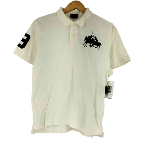 ポロバイラルフローレン Polo by RALPH LAUREN 90S ダブルポニー刺繍 ポロシャツ レディース JPN:L