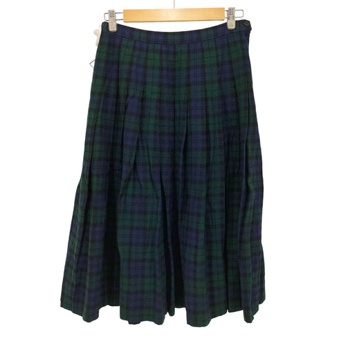 ペンドルトン PENDLETON 70S AUTHENTIC BLACK WATCH TARTAN タータンチェック ウール スカート レディース 12