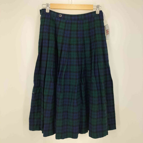 ペンドルトン PENDLETON 70S AUTHENTIC BLACK WATCH TARTAN タータンチェック ウール スカート レディース 12