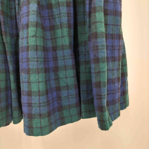 ペンドルトン PENDLETON 70S AUTHENTIC BLACK WATCH TARTAN タータンチェック ウール スカート レディース 12