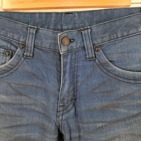ゼロバイトルネードマート Zero by TORNADO MART PITTI BLUE 加工デニム メンズ JPN:S