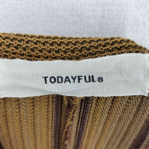 トゥデイフル TODAYFUL ストライプニットレギンス パンツ レディース FREE