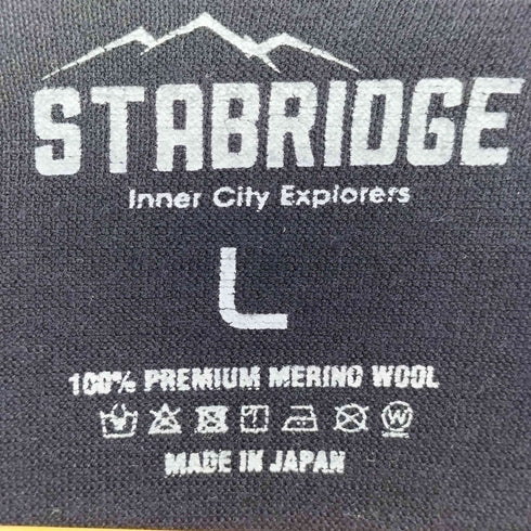 スタブリッジ STABRIDGE PREMIUM MERINO WOOL TEE メンズ JPN:L