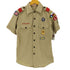 ボーイスカウトオブアメリカ BOY SCOUTS OF AMERICA 80-90s ワッペン ワーク 半袖シャツ メンズ S M