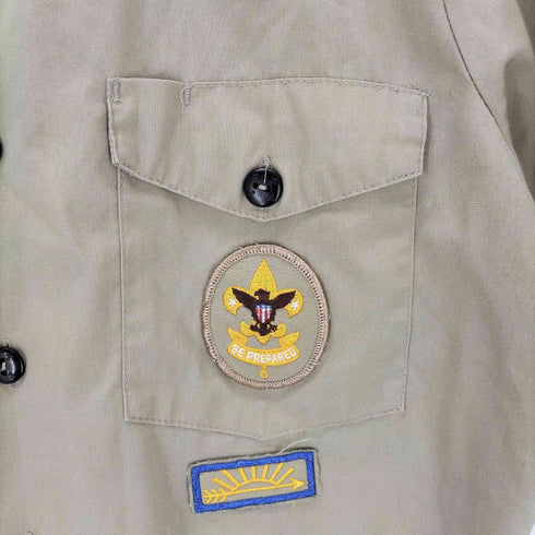 ボーイスカウトオブアメリカ BOY SCOUTS OF AMERICA 80-90s ワッペン ワーク 半袖シャツ メンズ S M