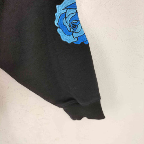 God Of Roses 薔薇 バラ 刺繍 クルーネックスウェット メンズ JPN:L