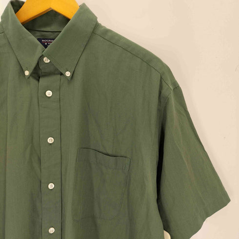 ラウンドツリーアンドヨーク roundtree&yorke 90S ボタンダウン 半袖シャツ メンズ XL