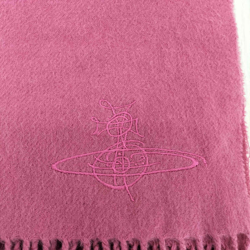 ヴィヴィアンウエストウッド Vivienne Westwood オーブ刺繍 マフラー レディース