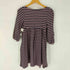 バーバリーブルーレーベル BURBERRY BLUE LABEL ボーダー チュニック コットン ワンピース レディース EUR:38