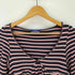 バーバリーブルーレーベル BURBERRY BLUE LABEL ボーダー チュニック コットン ワンピース レディース EUR:38