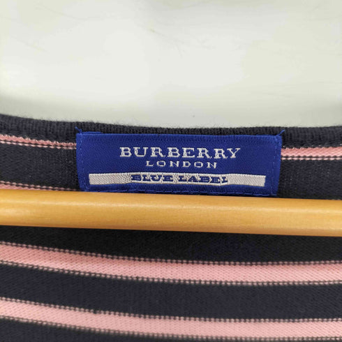 バーバリーブルーレーベル BURBERRY BLUE LABEL ボーダー チュニック コットン ワンピース レディース EUR:38