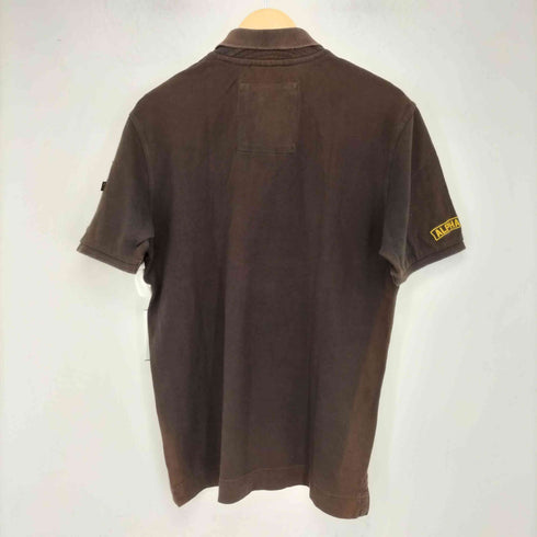 アルファインダストリーズ ALPHA INDUSTRIES ワッペン ショートスリーブ ポロシャツ メンズ JPN:XL