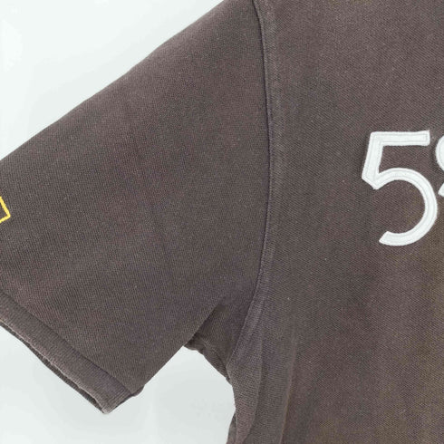アルファインダストリーズ ALPHA INDUSTRIES ワッペン ショートスリーブ ポロシャツ メンズ JPN:XL
