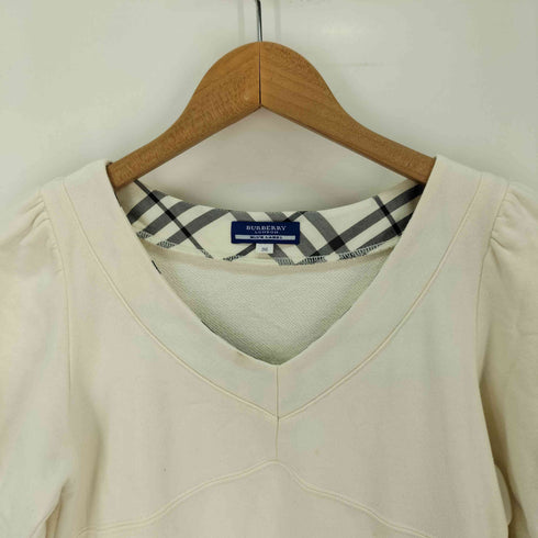バーバリーブルーレーベル BURBERRY BLUE LABEL Vネック チュニック コットン ワンピース レディース EUR:38