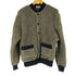 HELLER'S CAFE 1920s Utica Gray-Navy Old Fleece Pile Jacket フリースパイルジャケット メンズ