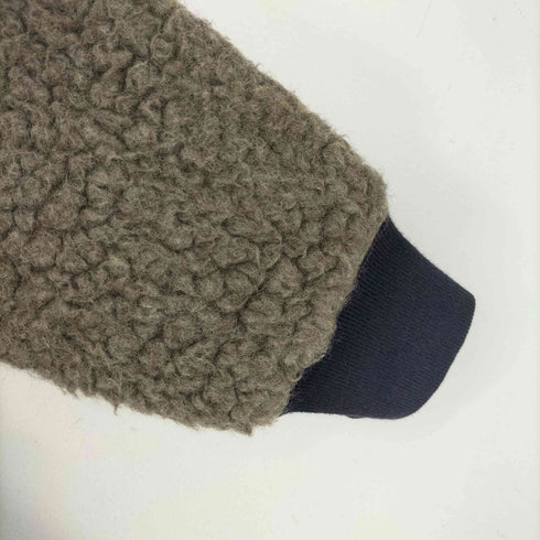HELLER'S CAFE 1920s Utica Gray-Navy Old Fleece Pile Jacket フリースパイルジャケット メンズ