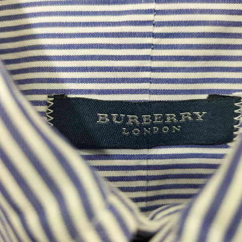 バーバリーロンドン BURBERRY LONDON USA製 ストライプ ボタンダウン シャツ メンズ 14 1/2 - 32